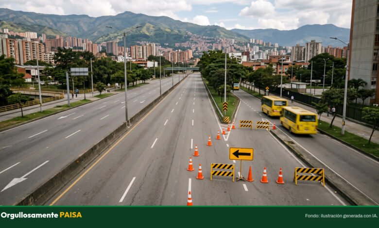 Ojo a los desvíos: Altavista, Autopista Norte y Parques del Río tendrán cierres viales este fin de semana