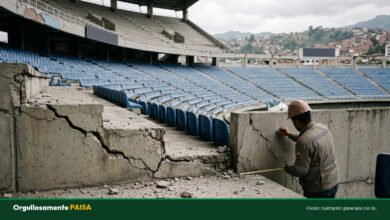 Pereira se queda sin estadio: el Hernán Ramírez Villegas cerrará el resto del año por daños del sismo