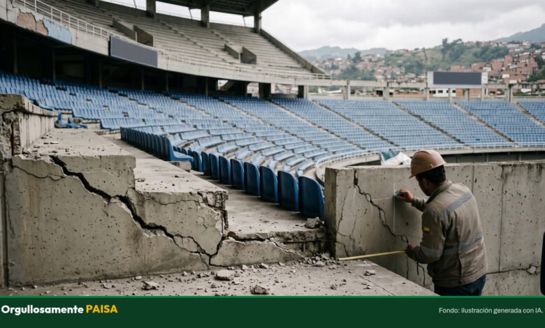 Pereira se queda sin estadio: el Hernán Ramírez Villegas cerrará el resto del año por daños del sismo