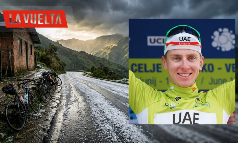 Granizo en la Vuelta a España: cancelaron la tercera etapa a 15 kilómetros de la meta y no hubo ganador