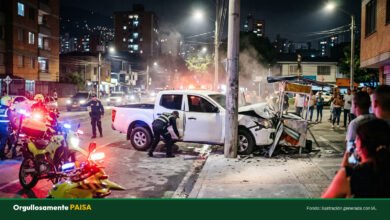 Cruzó Medellín huyendo de la Policía: el conductor con seis antecedentes terminó baleado en Brasilia