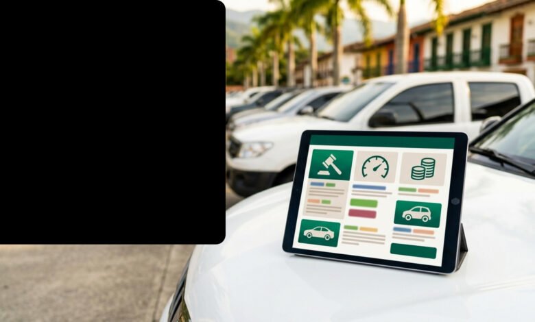 Antioquia se queda con el 17,6 % de los carros usados de empresas subastados en internet