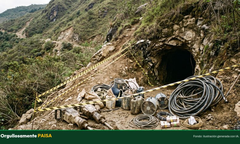 Golpe a la minería ilegal en Buriticá: el Ejército frenó un negocio de $600 millones al mes