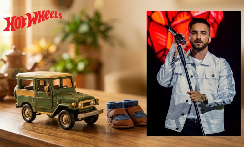Maluma diseñó un Hot Wheels inspirado en Colombia y confirmó que espera su segundo bebé