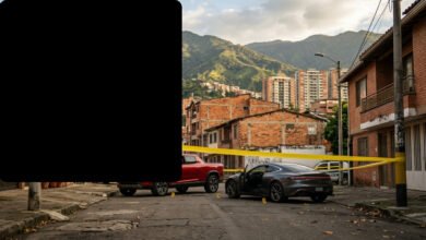 Ni en las películas: incautan una Tesla Cybertruck roja y un Corvette a capo de estafas en Medellín