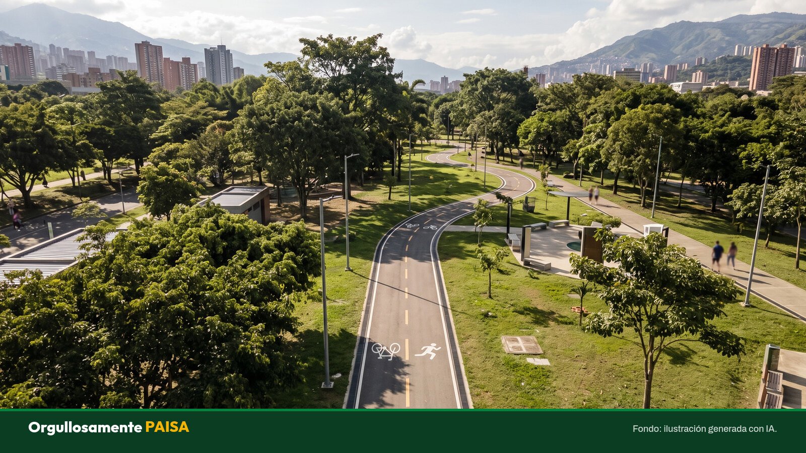 ¡Ya se puede trotar y montar bici! La pista del Juan Pablo II reabrió con 1,6 km y doble carril
